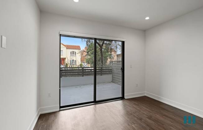 Living Room with Spacious Patio