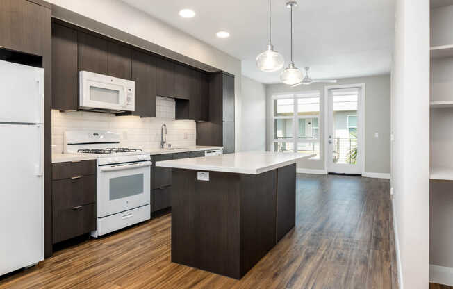 Living Room with Hard Surface Flooring