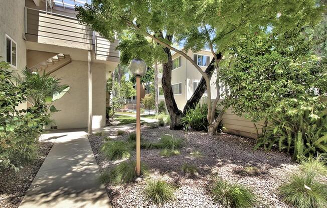 Courtyard Garden Space at Laurel Grove Apartments, Menlo Park