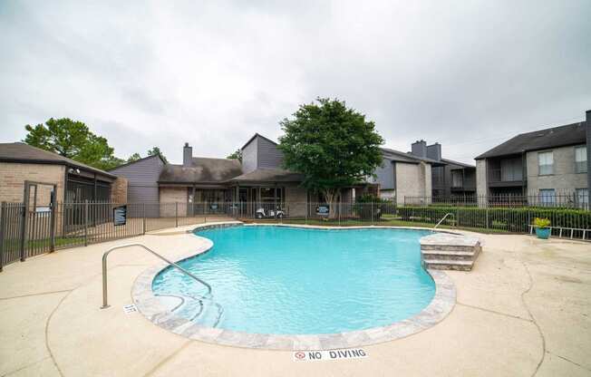 our apartments have a large pool for residents to enjoy
