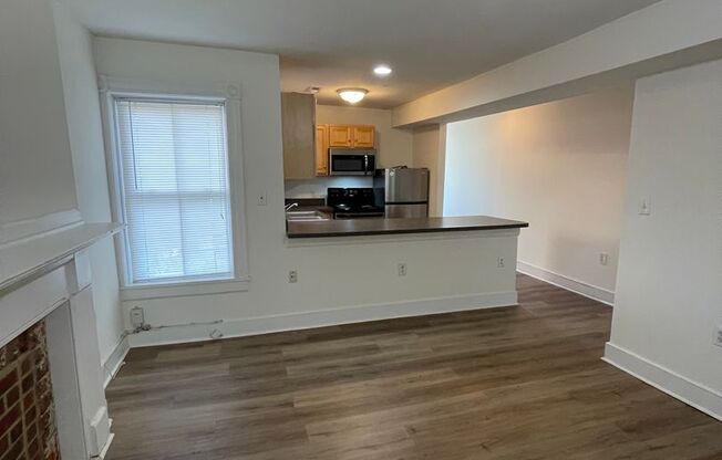 "Limited time only! $30 application fee". FIRST FULL MONTH'S RENT FREE!! Awesome Location, 3 Bedroom Row Home Available August 1st!