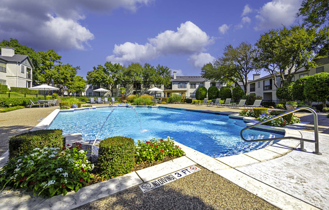 resort style pool at Prestonwood Hills