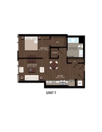 1 bed, 1 bath, 686 sqft, $2,774