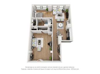 1 bed, 1 bath, 1,579 sqft, $2,655