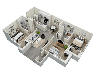 3 beds, 2 baths, 1,372 sqft, $1,549
