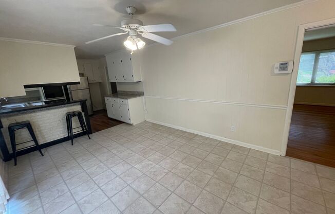 Large 3 bedroom 1.5 bath house available!