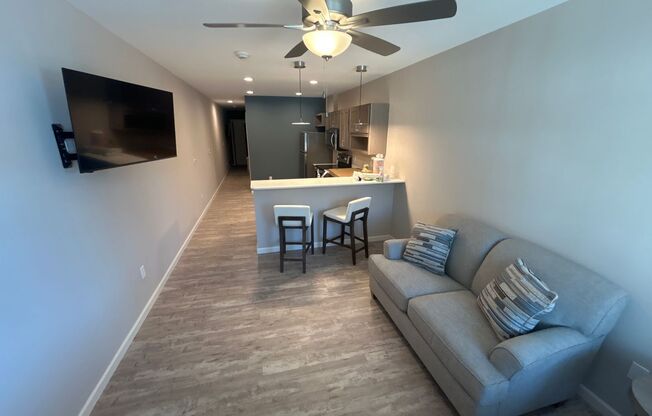 Studio, 1 bath, 502 sqft, $1,200, Unit 17