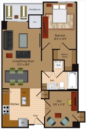 1 bed, 1 bath, 817 sqft, $2,830