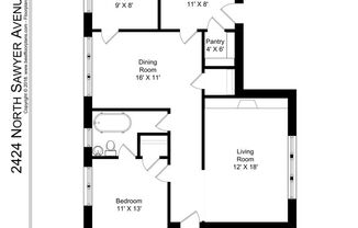 1 bed, 1 bath, 1,093 sqft, $2,095, Unit 2424-1N