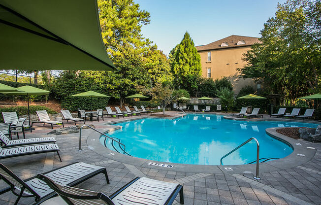 Relaxing Swimming Pool at Brookhaven Apartments Atlanta