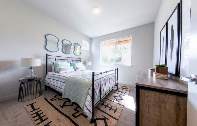 Beautiful Bright Bedroom With Wide Windows at Hearth Apartment Homes, Vancouver