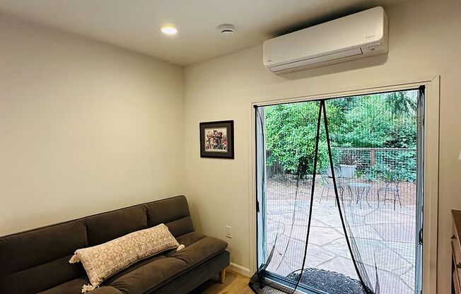 Peaceful, Fully Furnished Studio with Patio in Prime Santa Rosa