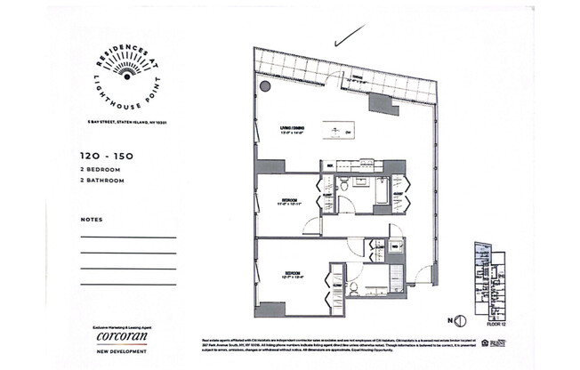 2 beds, 2 baths, $5,100, Unit 12OO
