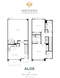 2 beds, 2 baths, 1,121 sqft, $2,106