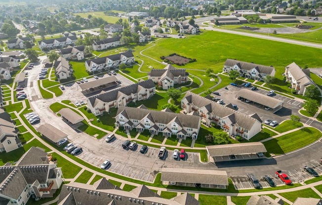 Aerial View of Reserve at Moonlight