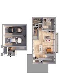 1 bed, 1 bath, 1,071 sqft, $2,215