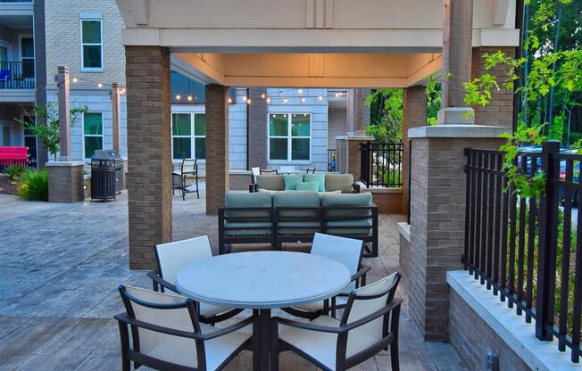 Large Personal Pointe at Lake CrabTree Patio in North Carolina Apartments