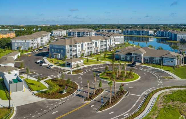 Academy Park Apartment Aerial View