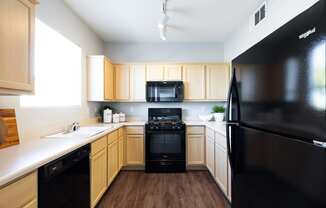 Kitchen with appliances