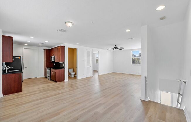 LARGE 3-bed, 3-bath townhome with 2-car garage and fenced in backyard