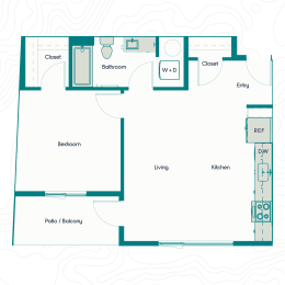 1 bed, 1 bath, 705 sqft, $1,545