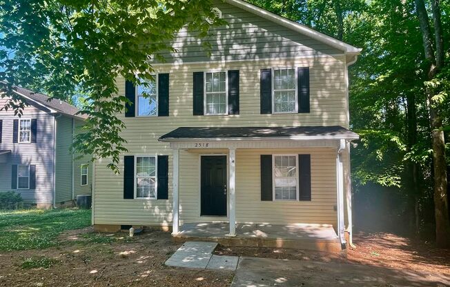 Faber2518 in Charlotte’s Ponderosa - Wingate neighborhood is a 4-bedroom, 2-bath home