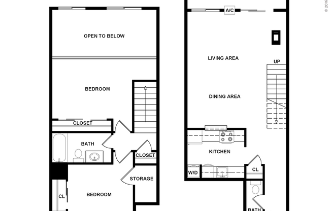 2 beds, 1.5 baths, 1,167 sqft, $2,136