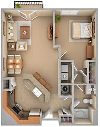 1 bed, 1 bath, 794 sqft, $1,565