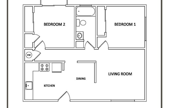 2 beds, 1 bath, 780 sqft, $2,295, Unit DT-08