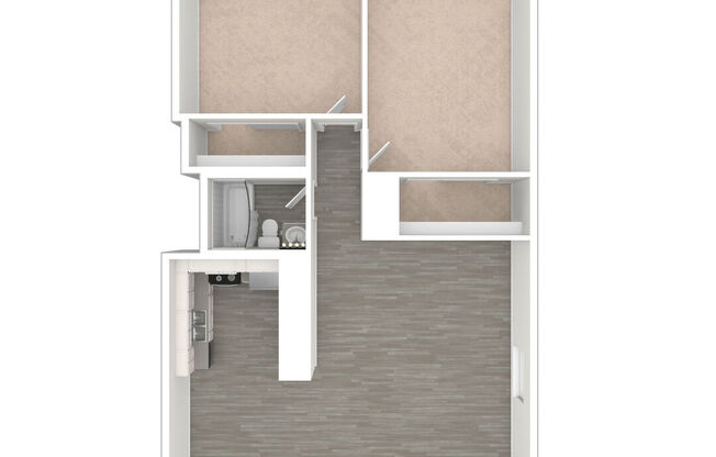2 beds, 1 bath, 850 sqft, $2,298