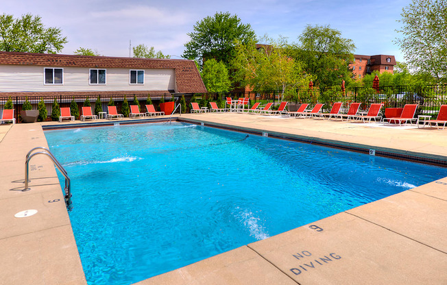 Pool with Sunning Deck, at Carol Stream Crossing, Carol Stream, IL 60188