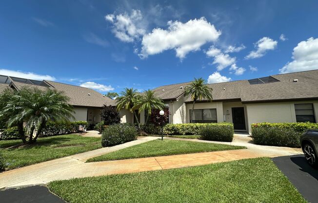 ANNUAL RENTAL - 2 + DEN / 2 BATH VILLA AT LELY GOLF ESTATES-DEERWOOD