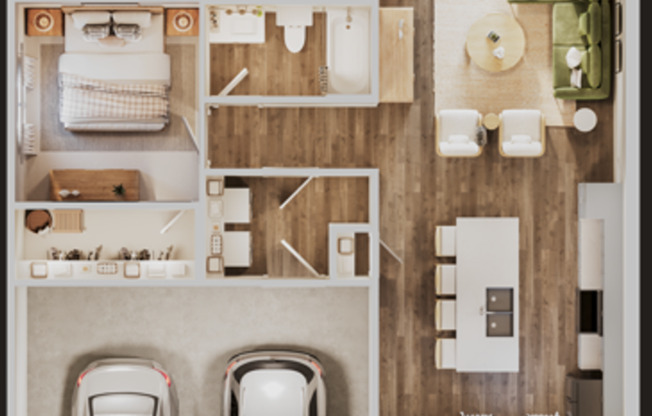 3 beds, 2 baths, 1,225 sqft, $1,829.16, Unit 2614