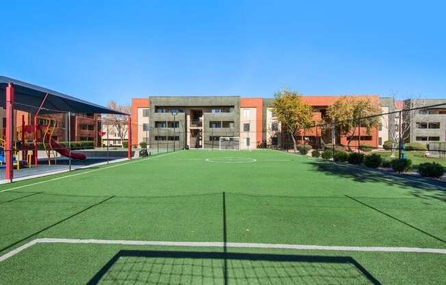 Soccer field at Saratoga Ridge, Arizona, 85022