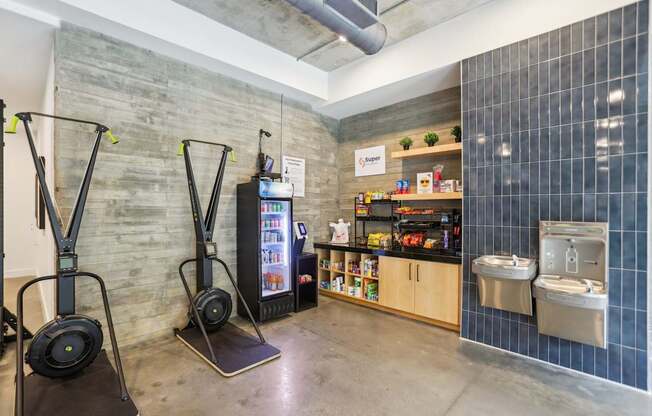 Convivence store in gym