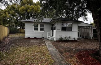 Cozy renovated three-bedroom two bath located on a very quiet street