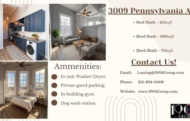 2 beds, 2 baths, 755 sqft, $1,195, Unit 03B