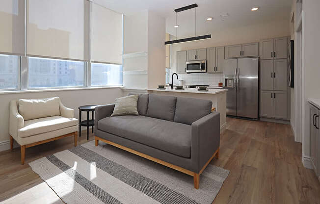 Residences at 55 - Model A1 - Living Area