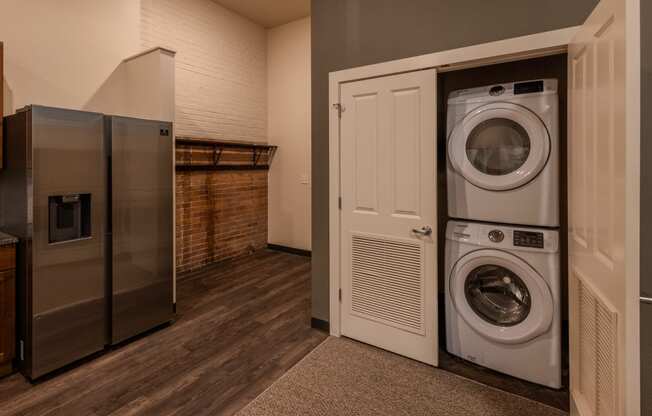 Model washer and dryer