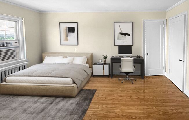 1 bed, 1 bath, 617 sqft, $1,850, Unit Wellington 908