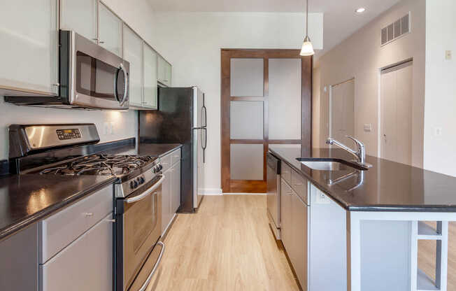 Kitchen with Stainless Steel Appliances