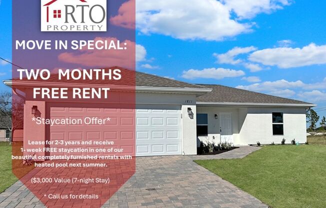 Modern & Stunning 3 BR New Construction Home in Cape Coral