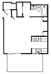 Studio, 1 bath, 460 sqft, $955