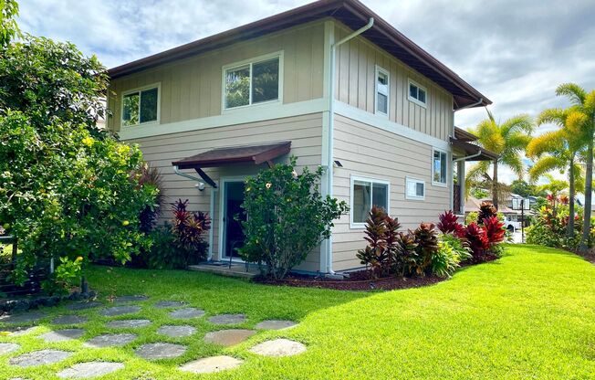 4 bedroom 3 bath unfurnished home in Pualani Estates