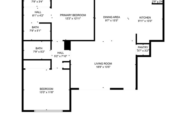 2 beds, 2 baths, 1,100 sqft, $4,450, Unit 201