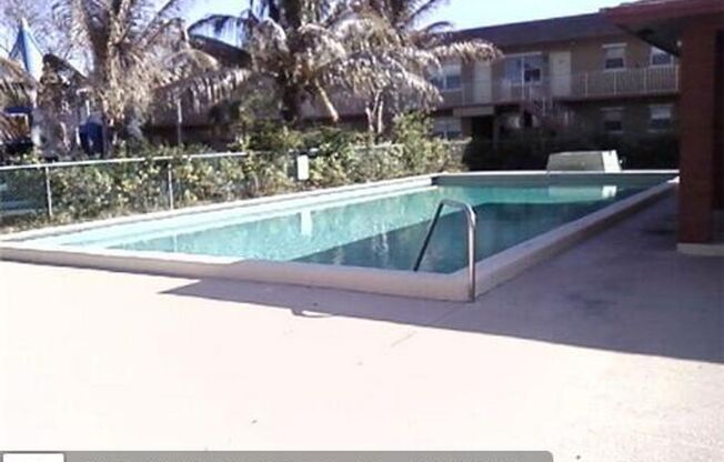 Large one bedroom Apartment with Central Air, Gated Community, and Pool