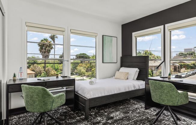 A 4 bedroom, 3 bathroom apartment with a dining room & a fully functional kitchen at 10799 Ohio Ave.