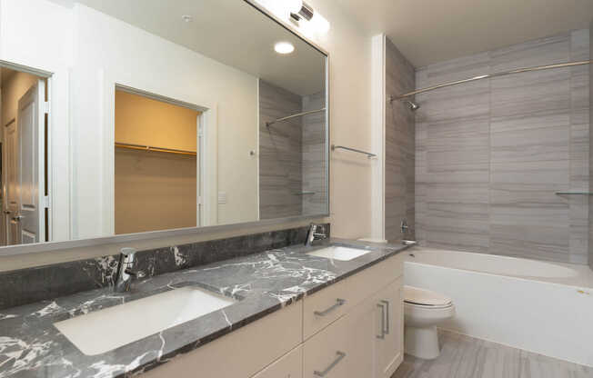 Bathroom with Double Vanity