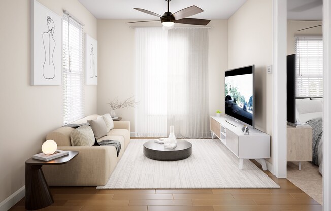 1 bed, 1 bath, 561 sqft, $1,236