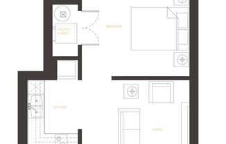 1 bed, 1 bath, 550 sqft, $1,225, Unit #111